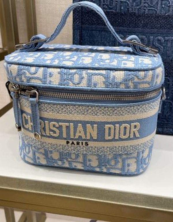Chrisitan-Dior-Light-Blue-Oblique-Vanity-Bag-1